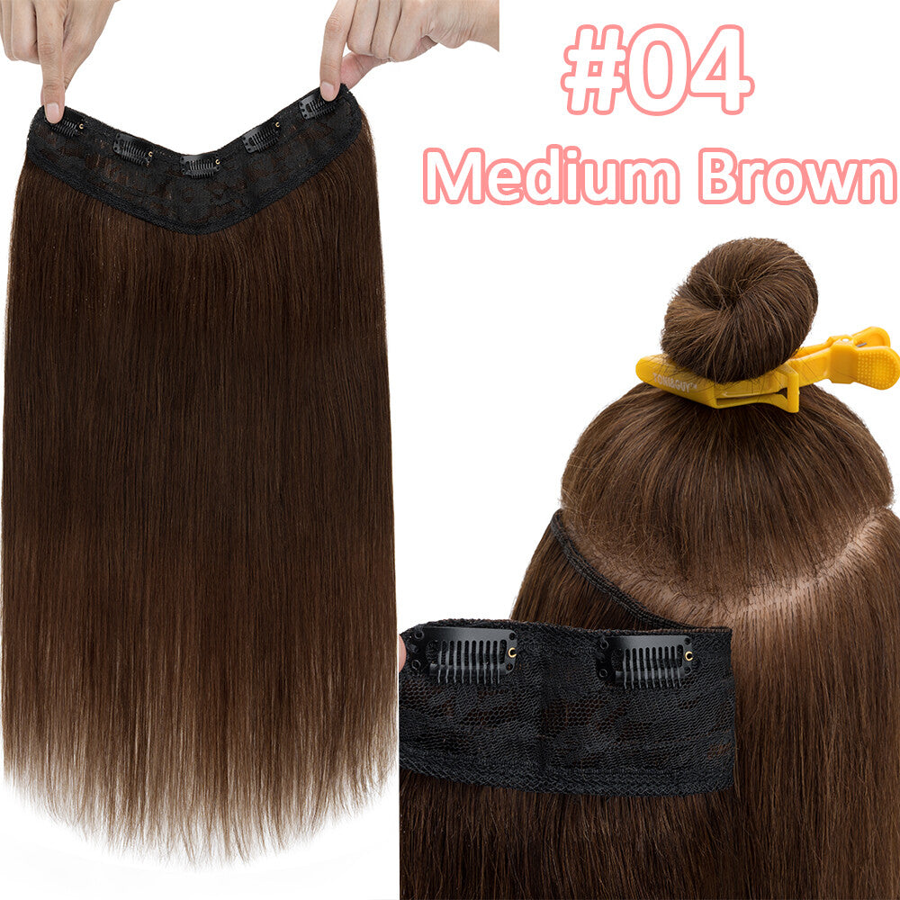 Women Clip-In Remy Human Hair Extensions Full Head Straight Ombre - Multiple Colors & Lengths