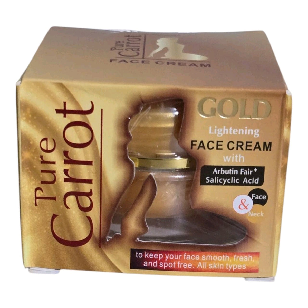 Pure Carrot Gold Lightening Face Cream 50ml - Brightening & Skin Nourishing
