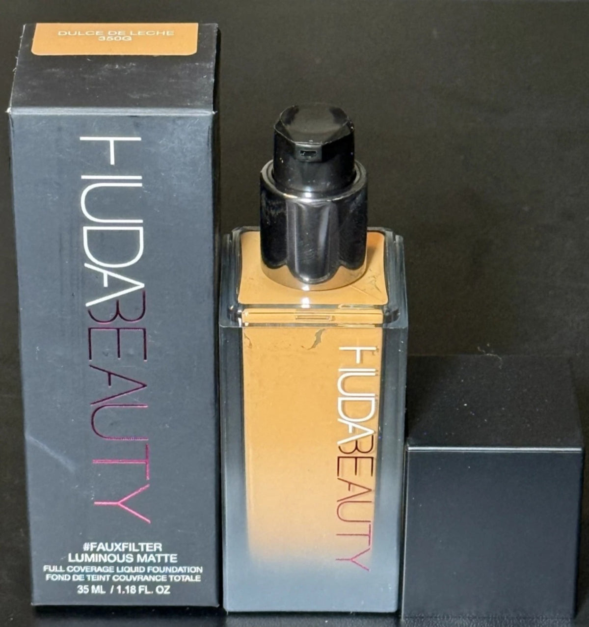 FauxFilter Luminous Matte Foundation Dulce De Leche 350G - Huda Beauty