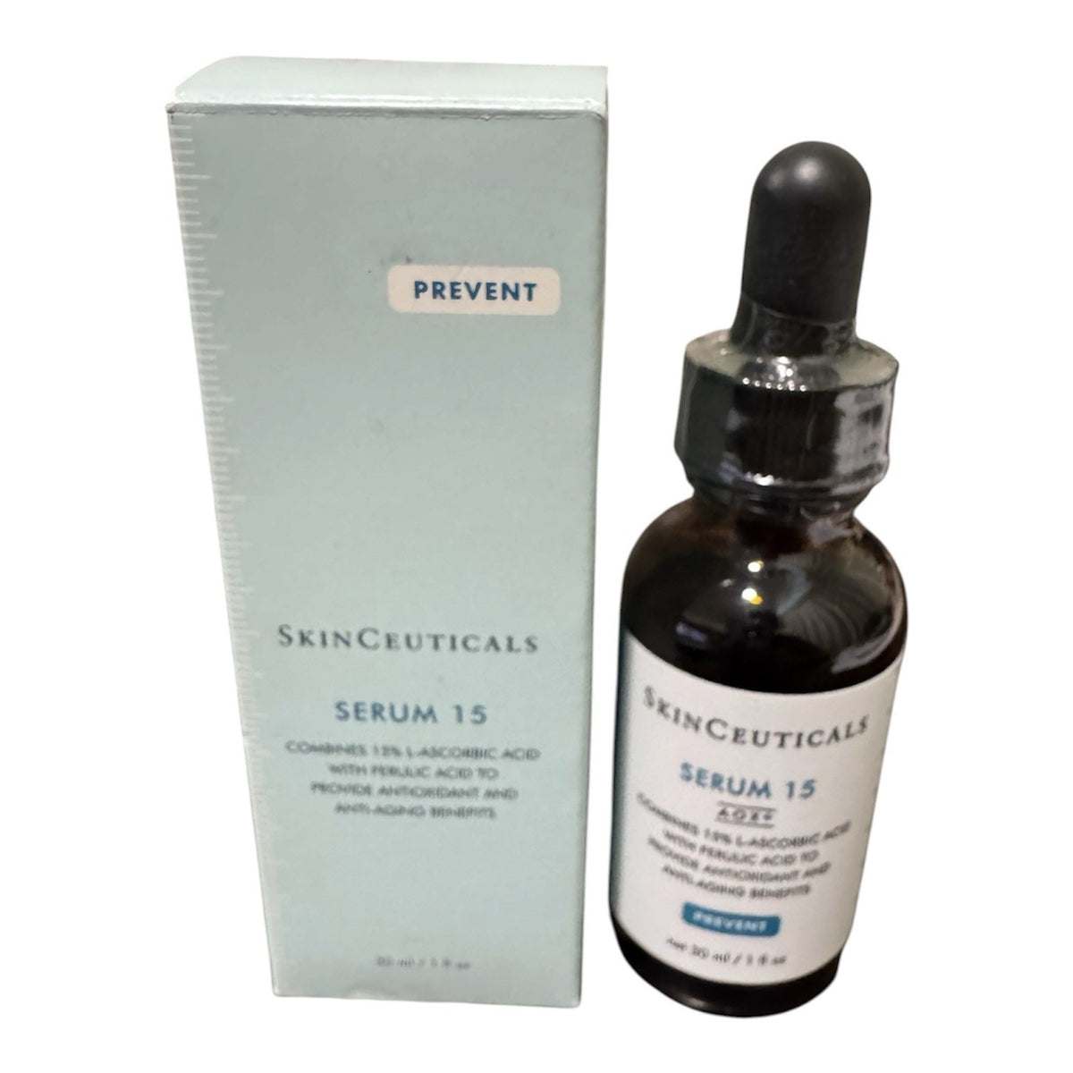 SkinCeuticals Prevent Serum 15 Anti-Aging Face Treatment 1 Oz