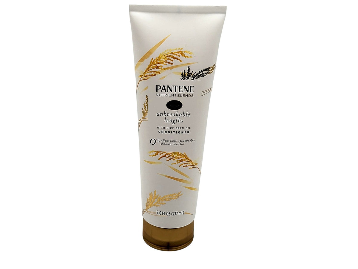 Pantene Nutrient Blends Unbreakable Lengths Conditioner 8 oz with Rice Bran Oil