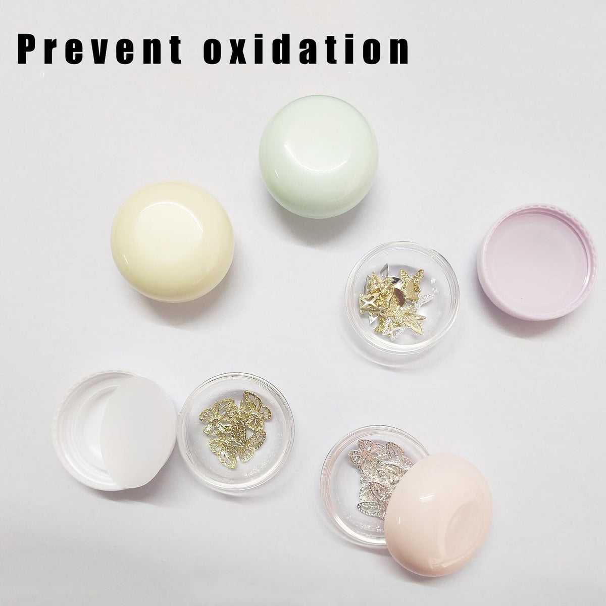 5 Pack Travel Containers 10ml – Leak-Proof Makeup & Skincare Jars with Lids