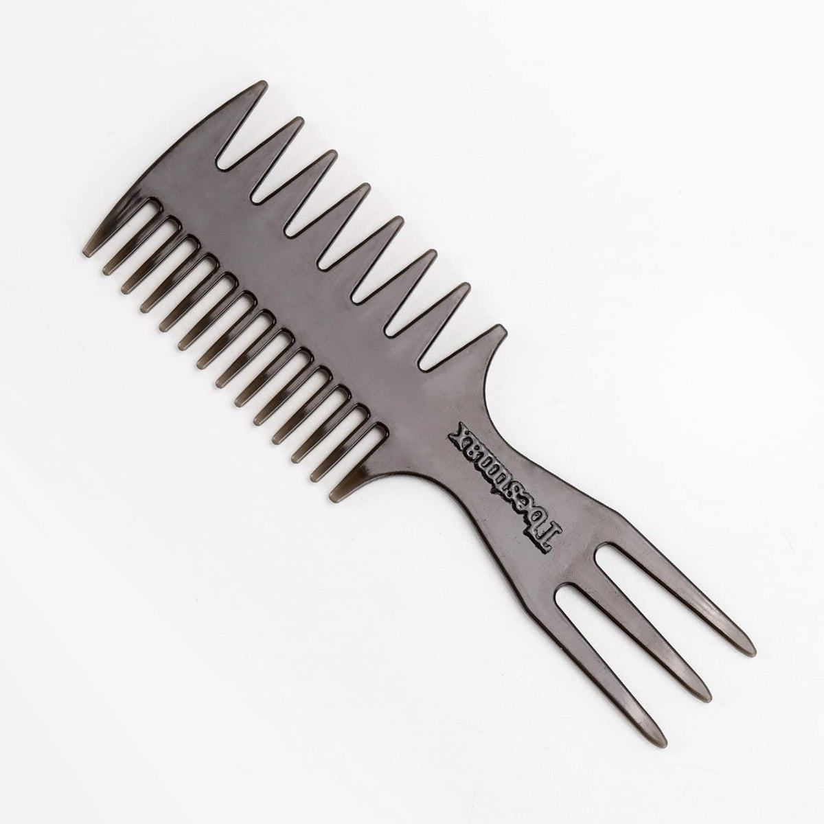 Hair Comb Styling Set Double-Side Tail Combs 2 Pieces - Black