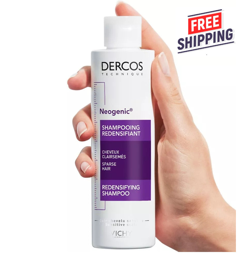Vichy Dercos Neogenic Redensifying Shampoo 200ml - 3 Pack
