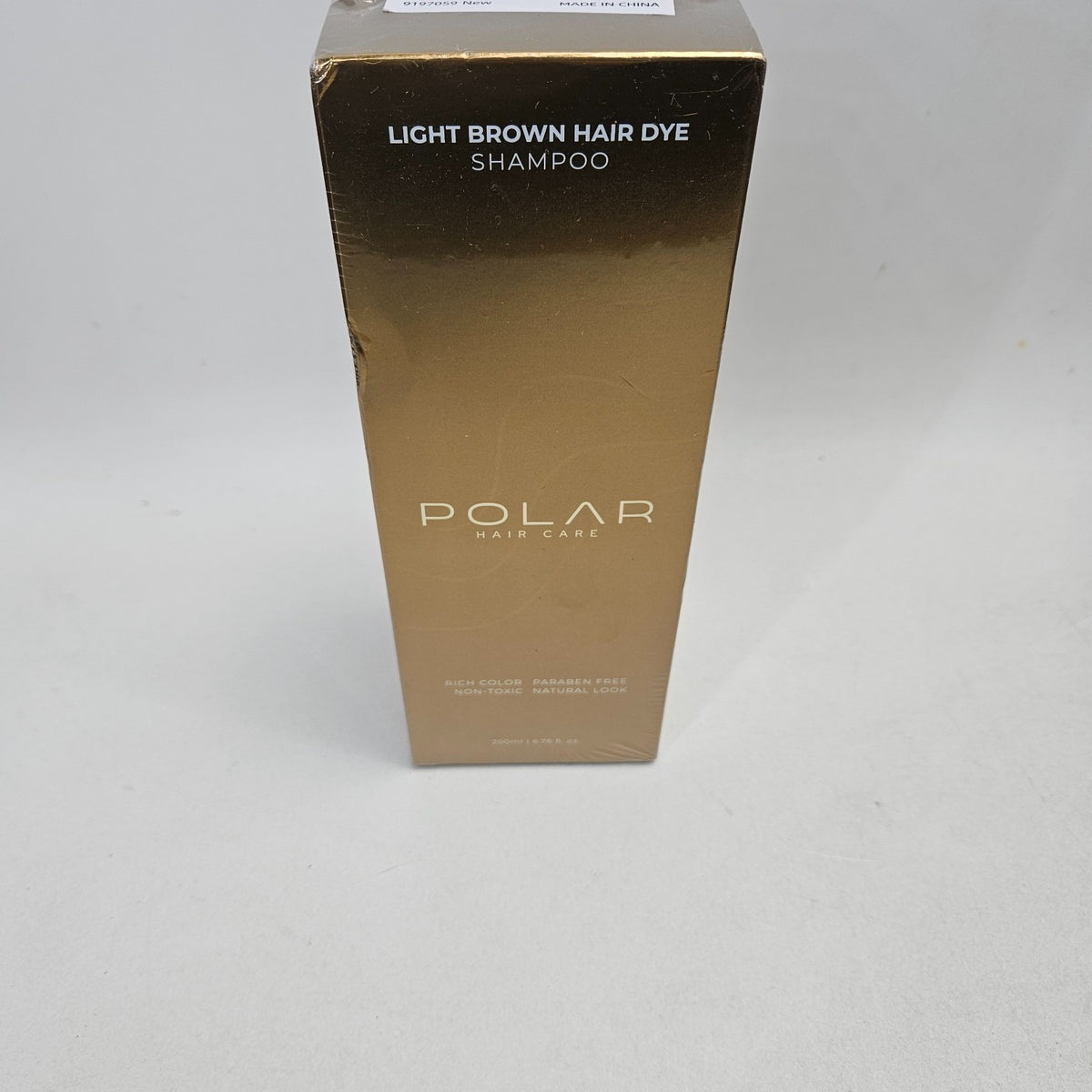 Polar Light Brown Hair Dye Shampoo - Rich, Non-Toxic Brunette Color 6.7oz
