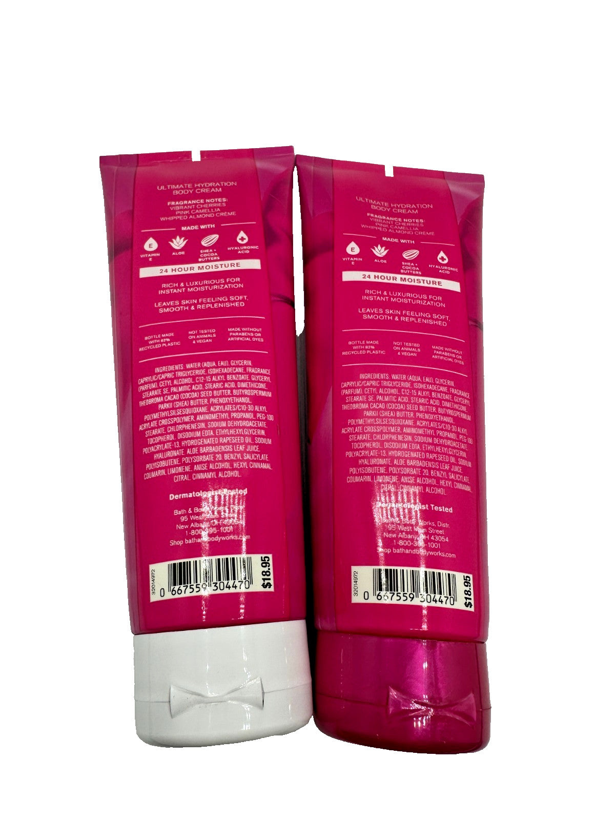 Bath & Body Works Perfect In Pink Body Cream Lotion – 3 x 8 oz