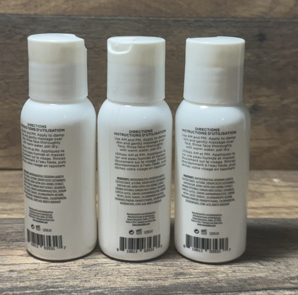 Balancing Facial Cleanser with Ginger & Oat Extract - 3 Pack, 6 fl oz