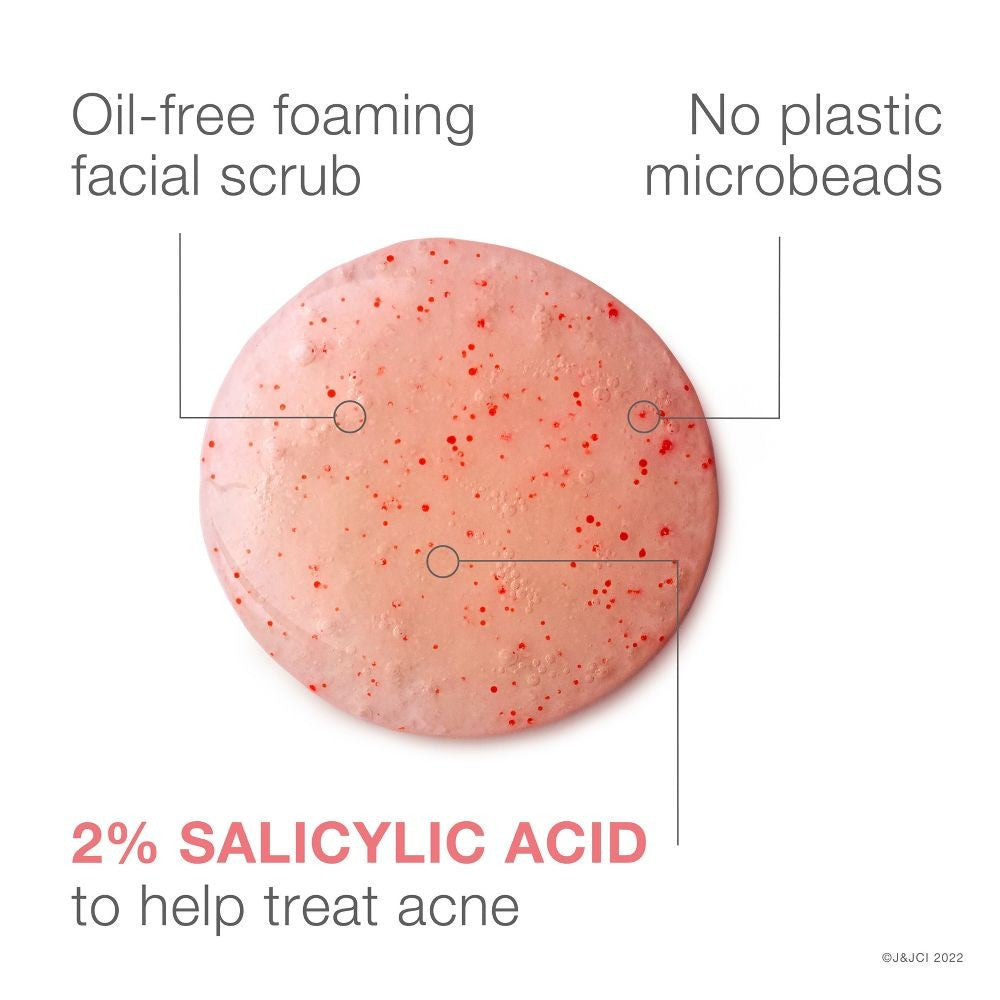 Neutrogena Oil Free Pink Grapefruit Foaming Acne Face Wash, 2oz (pack