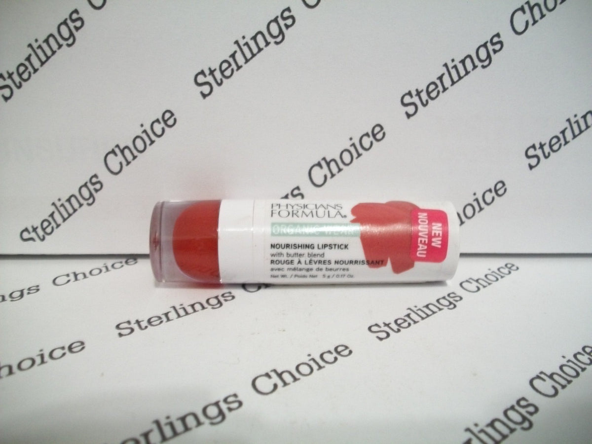 Organic Wear Lipstick Goji Berry - Nourishing Hydrating Lip Color