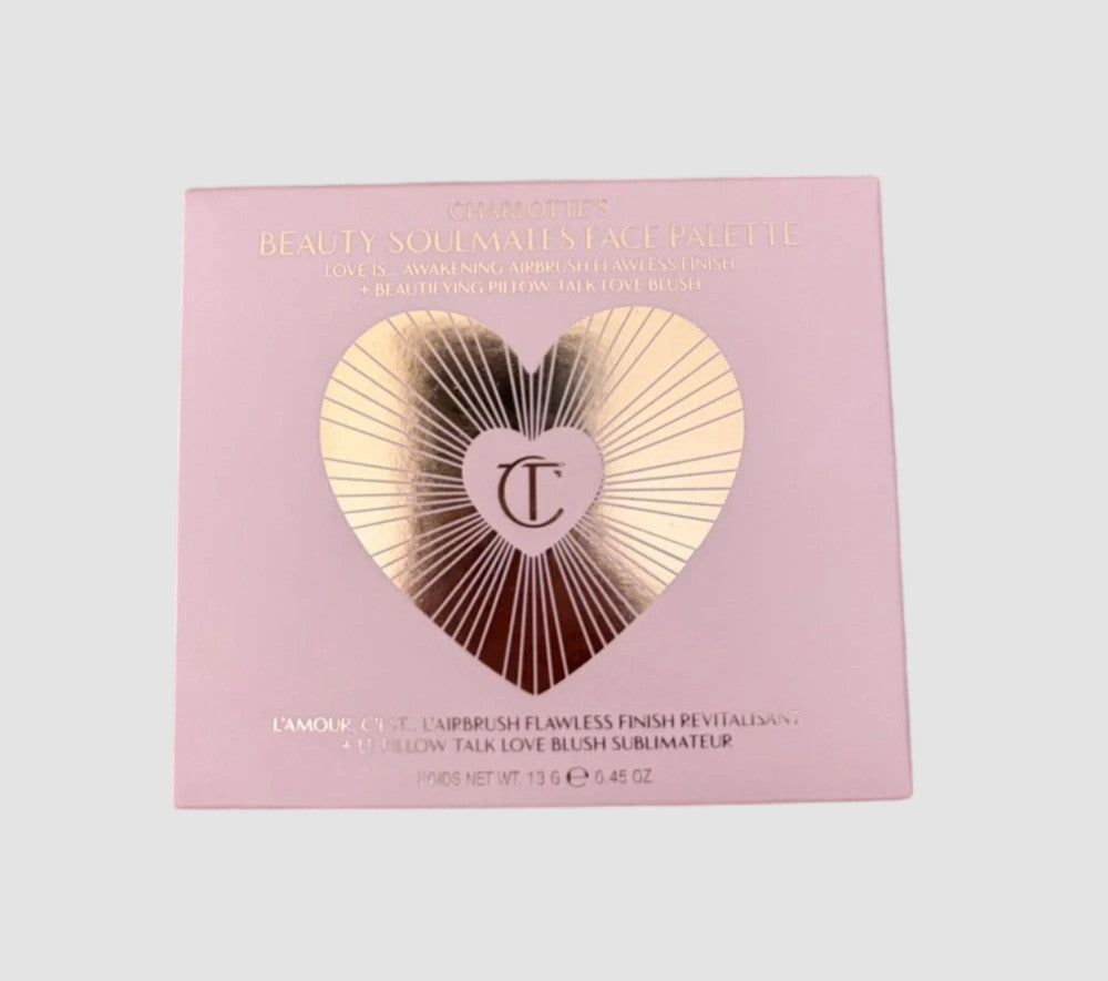 Charlotte Tilbury Beauty Soulmates Face Palette Pillow Talk Flawless Pink – New