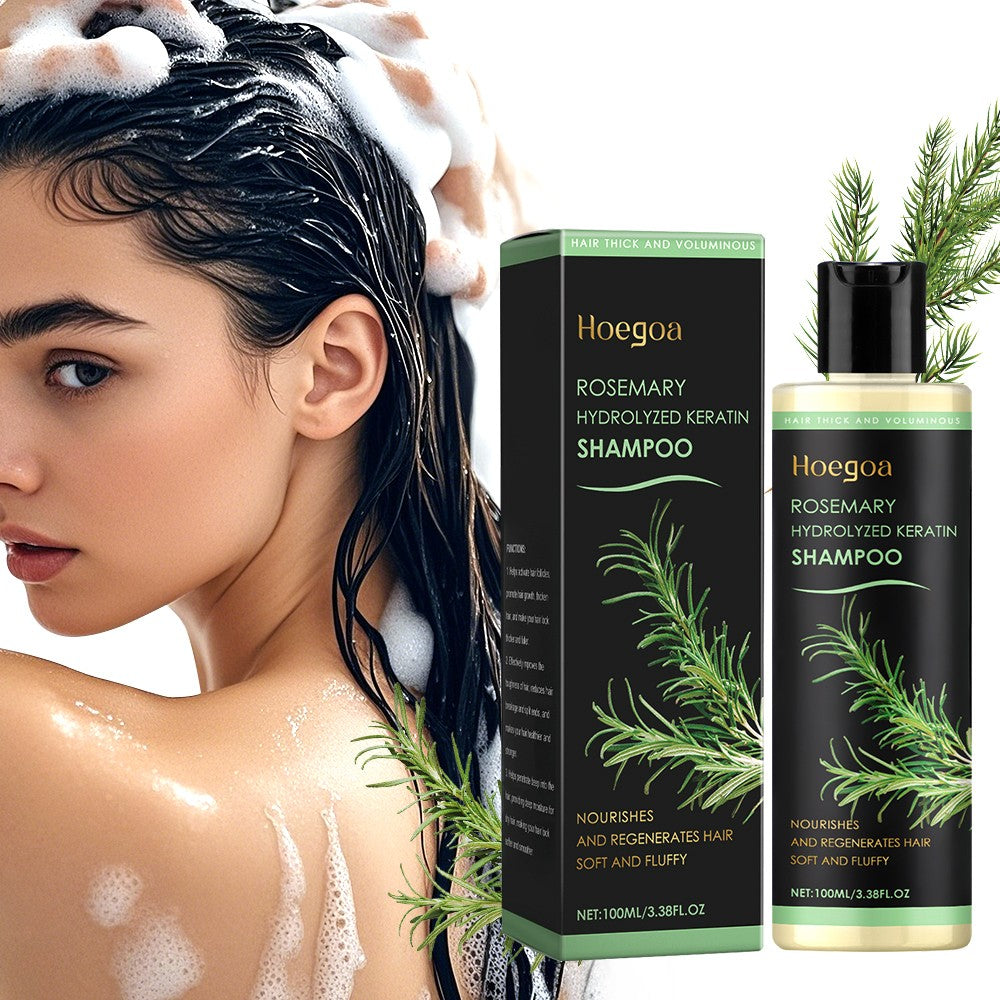 Hair Growth Shampoo with Rosemary & Hydrolyzed Keratin for Damaged Hair – 100ML