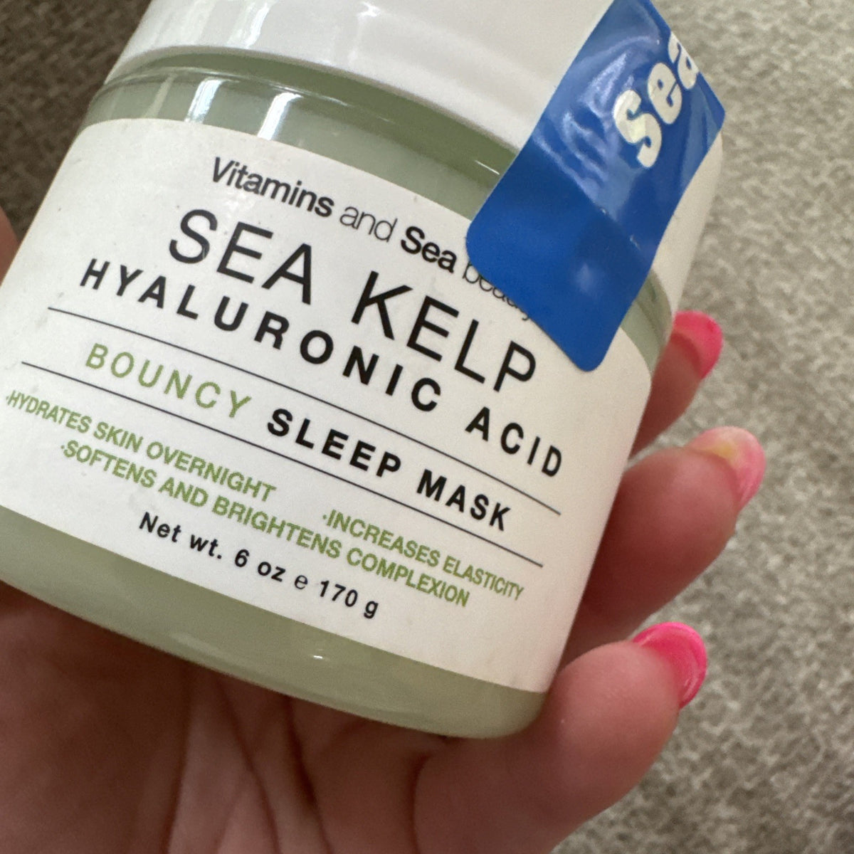 Sea Kelp & Hyaluronic Acid Bouncy Gel Sleep Mask