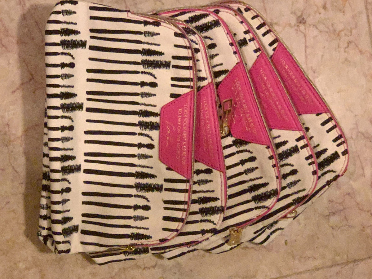 Set of 5 Cosmetic Makeup Bags - Unisex Travel and Storage Organizer