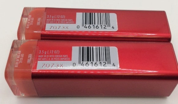 CoverGirl Colorlicious Lipstick Sweet Tangerine 285, 0.12 oz – Lot of 2