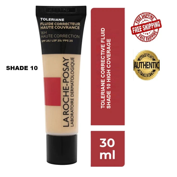 SPF 25 Corrective Fluid for Sensitive Skin - 30ml, Full Coverage, Non-Greasy