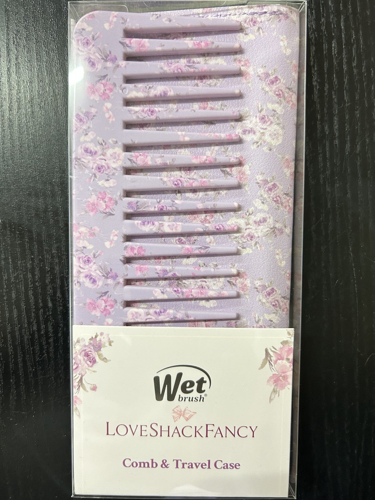 WetBrush Comb with Travel Case Floral Hairbrush Set - LoveShackFancy