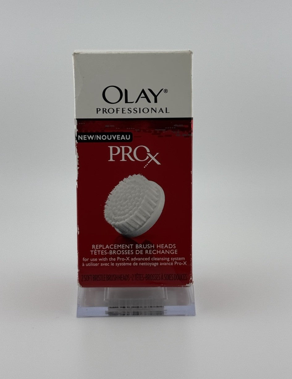 Olay ProX Replacement Bristle Brush Heads Pack of 2 - Skin Cleansing Tools