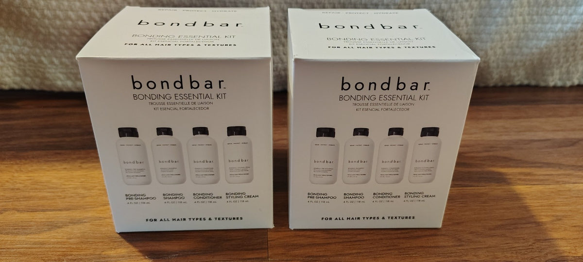 Hair Care Kit Set for All Hair Types - Pre Shampoo, Shampoo, Conditioner & Styling Cream - Vegan & Cruelty-Free - 4 Fl Oz Each