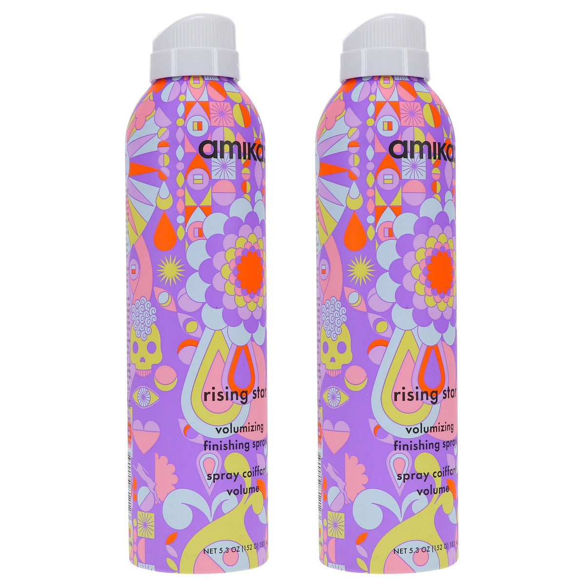 Volumizing Hair Spray for Long-lasting Bounce - 5.3 oz Dual Pack