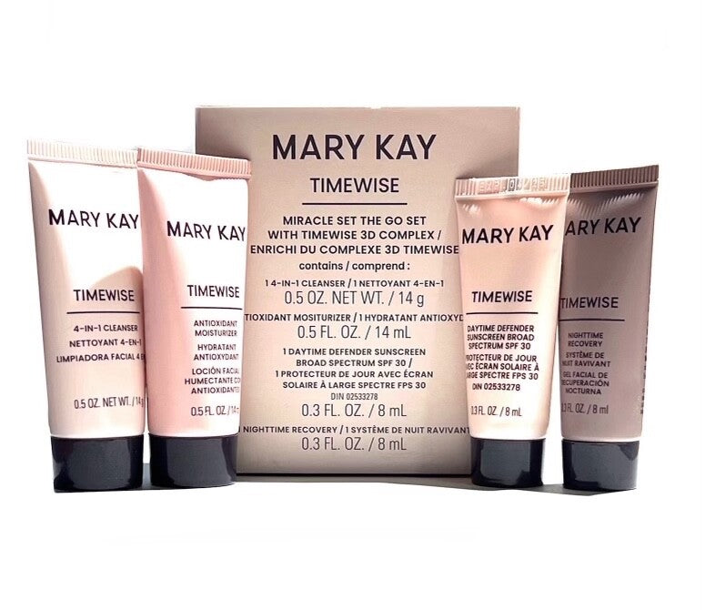 Travel Skincare Set for Normal to Dry Skin - 4-Piece Mary Kay Miracle Kit
