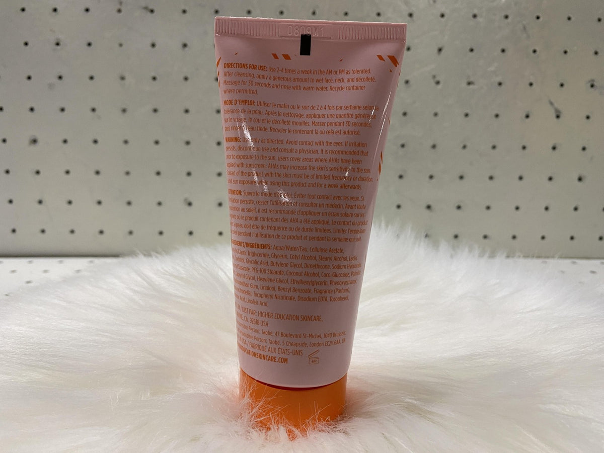 Higher Education Grinding Away Skin Polishing Scrub Face 3 Fl Oz Pink