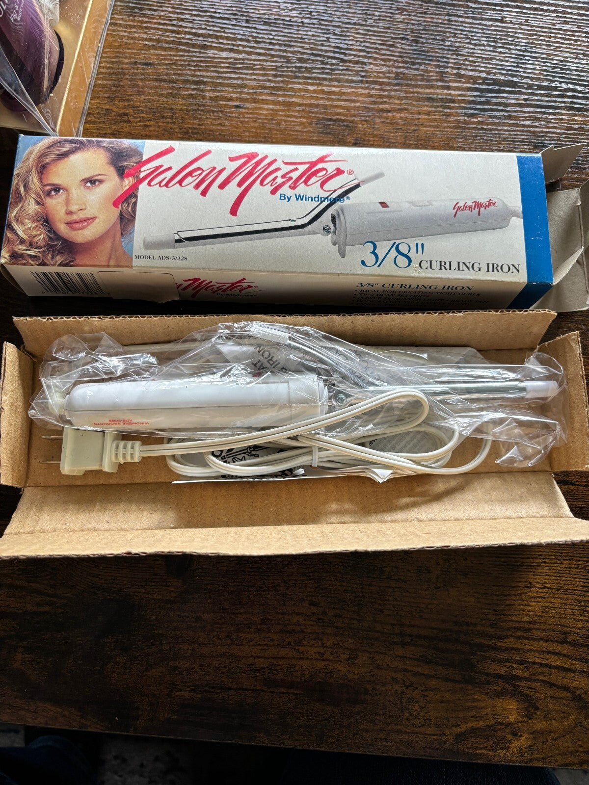 Windmere Salon Master 3/8" Curling Iron with Dual Heat Settings