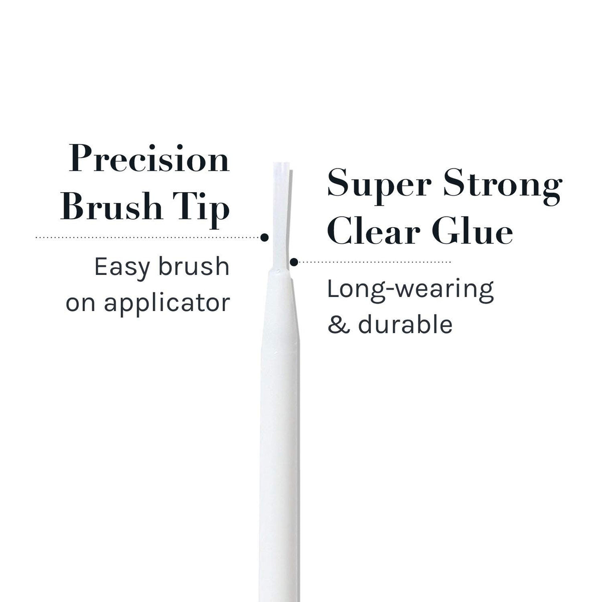Waterproof Lash Glue 4-Pack - Strong Hold, Clear, Latex-Free False Eyelash Adhesive