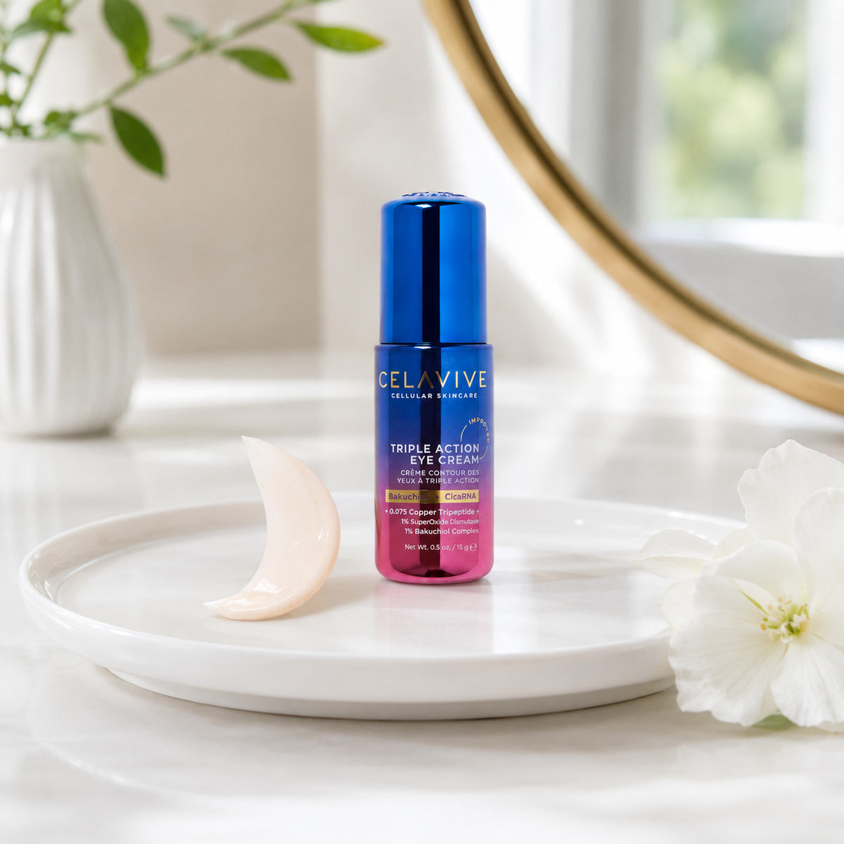 USANA Celavive Triple Action Eye Cream for Dark Circles & Puffiness 0.5 oz