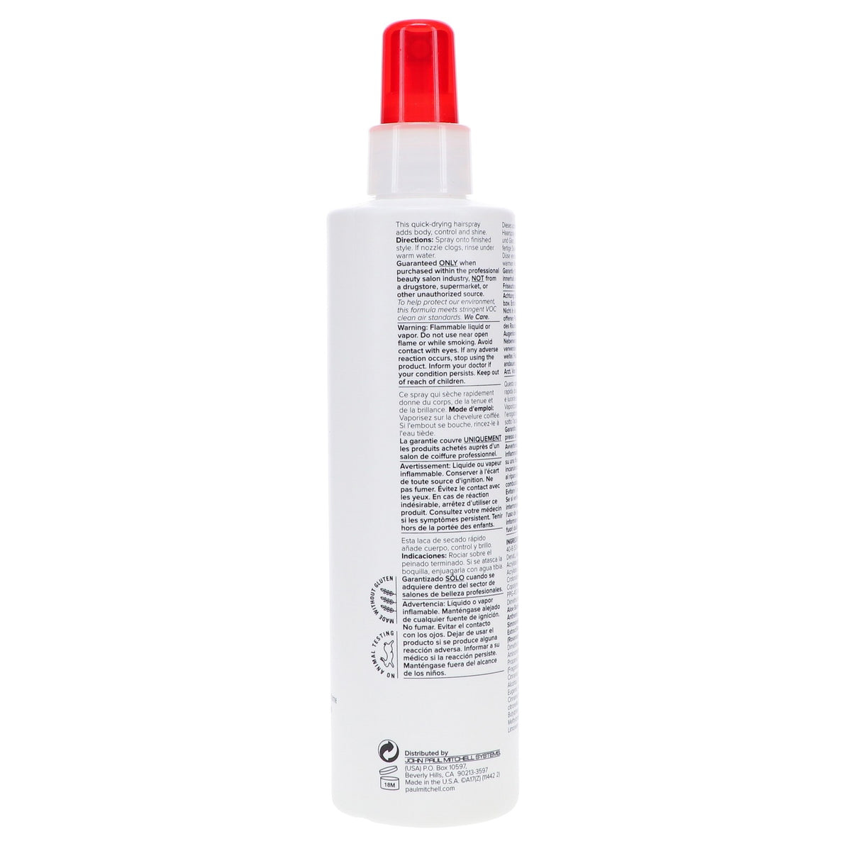 Flexible Hair Spray - Fast Drying, Medium Hold, Color Safe, 8.5 oz