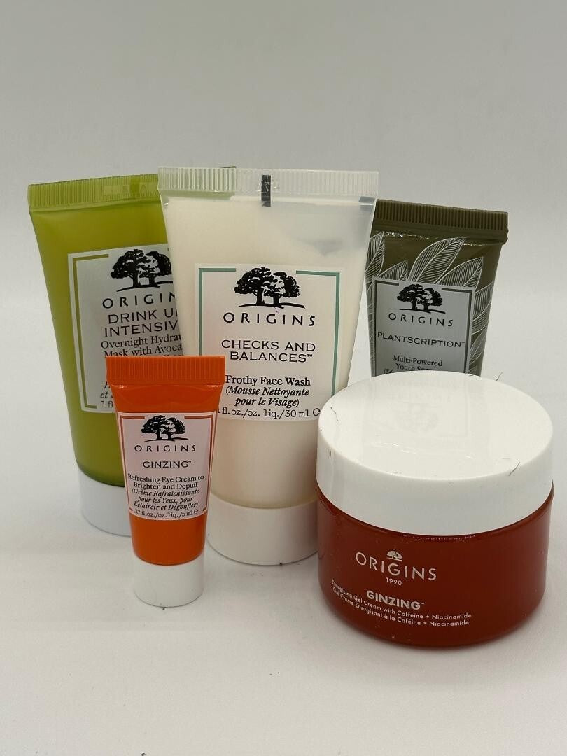 Skin Care Gift Set - Travel Size 5-Piece Anti-Aging & Hydrating Collection