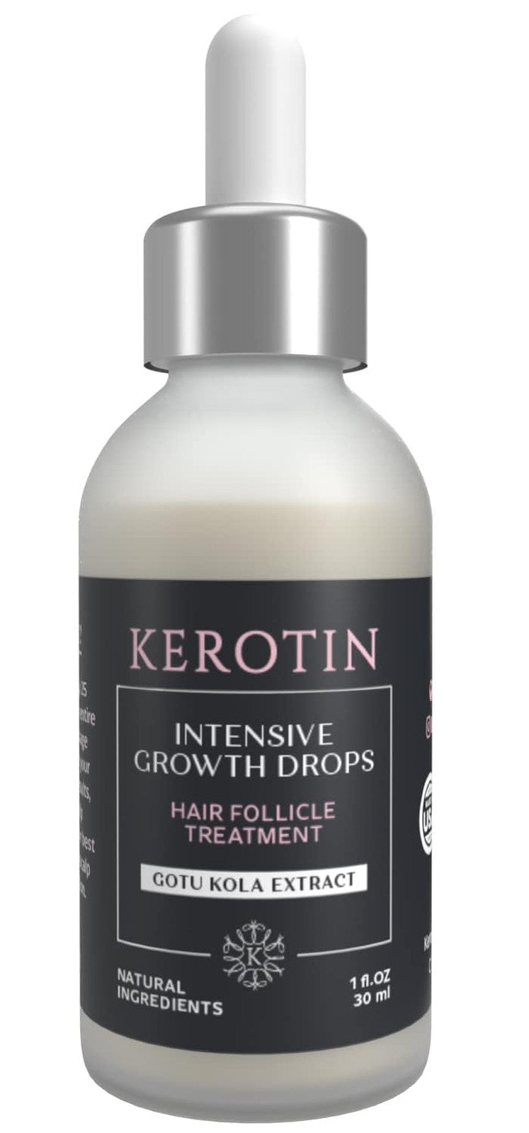 Hair Growth Serum with Castor Oil DHT Blocker for Women Thicker Fuller