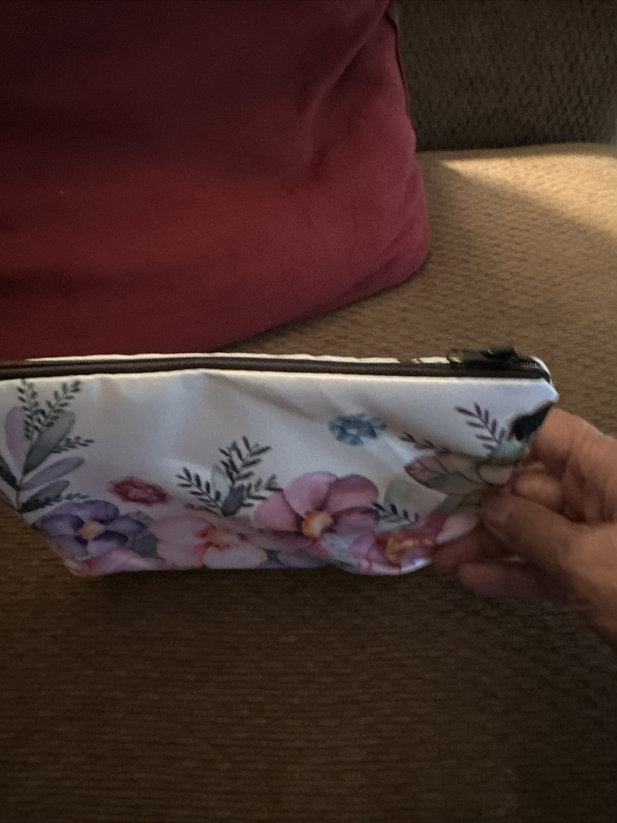 Colorful Floral Makeup Bag - Stylish Cosmetic Organizer