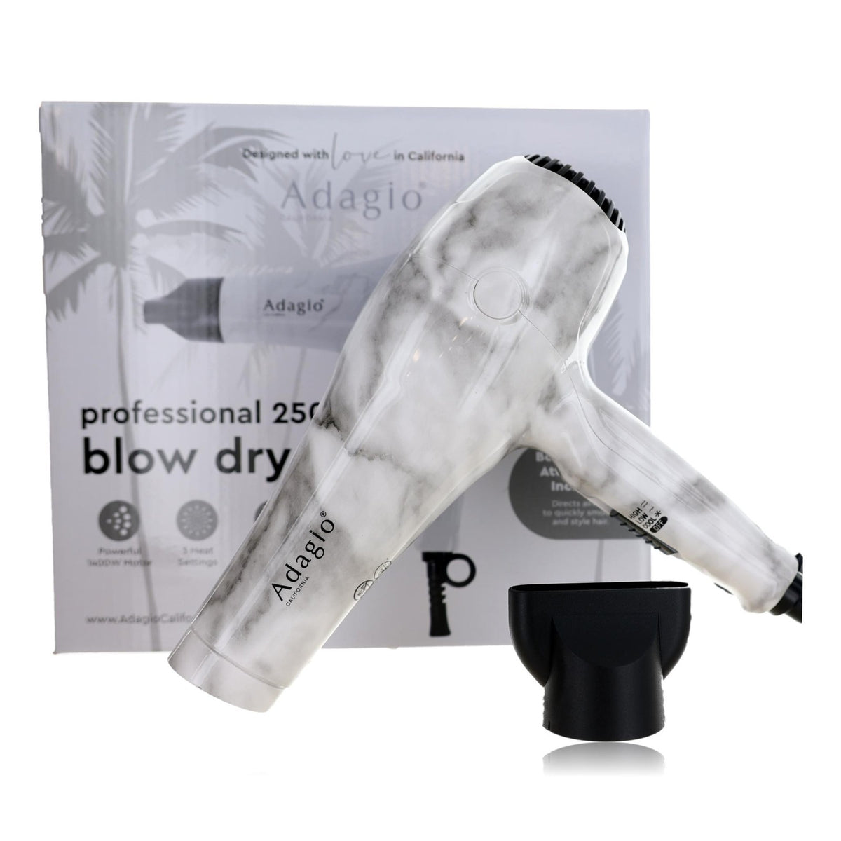 Professional Hair Dryer 2500W - Fast Drying & Frizz Reduction