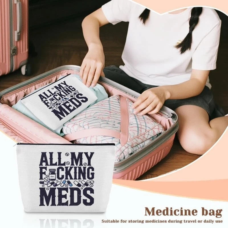 Personalized Makeup Bag with Waterproof Travel Case for Ladies