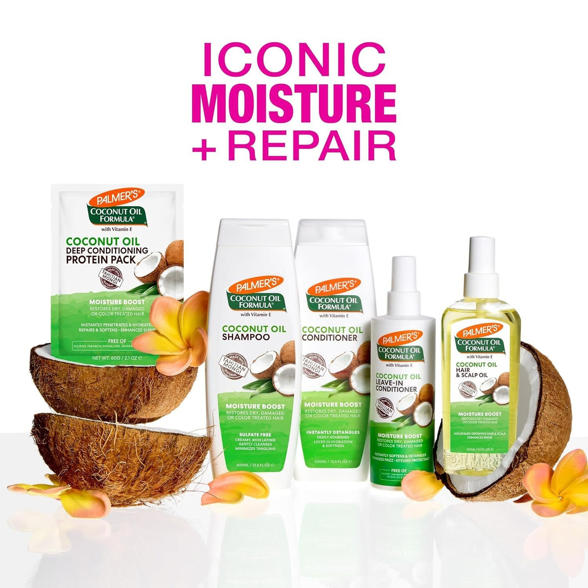 Coconut Hair & Scalp Restorative Oil - Hydrating Hair Treatment for All Hair Types 5.1 Oz