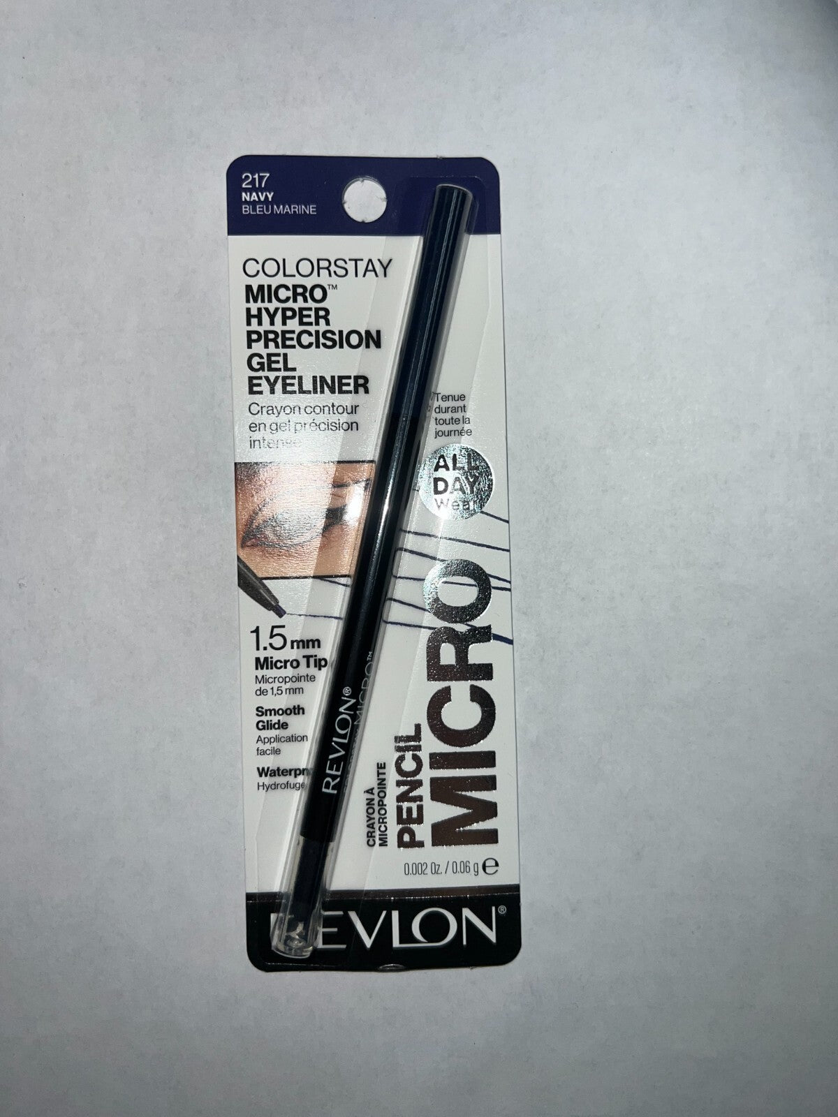 Micro Precision Gel Eyeliner - Navy, Waterproof & Smudge-Proof