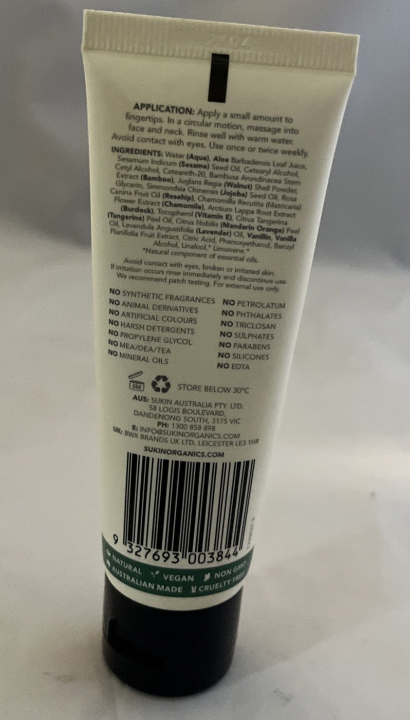Revitalising Facial Scrub 1.69 Oz by Sukin New