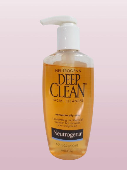 Deep Clean Facial Cleanser for Normal to Oily Skin - 6.7 oz Pack of 3