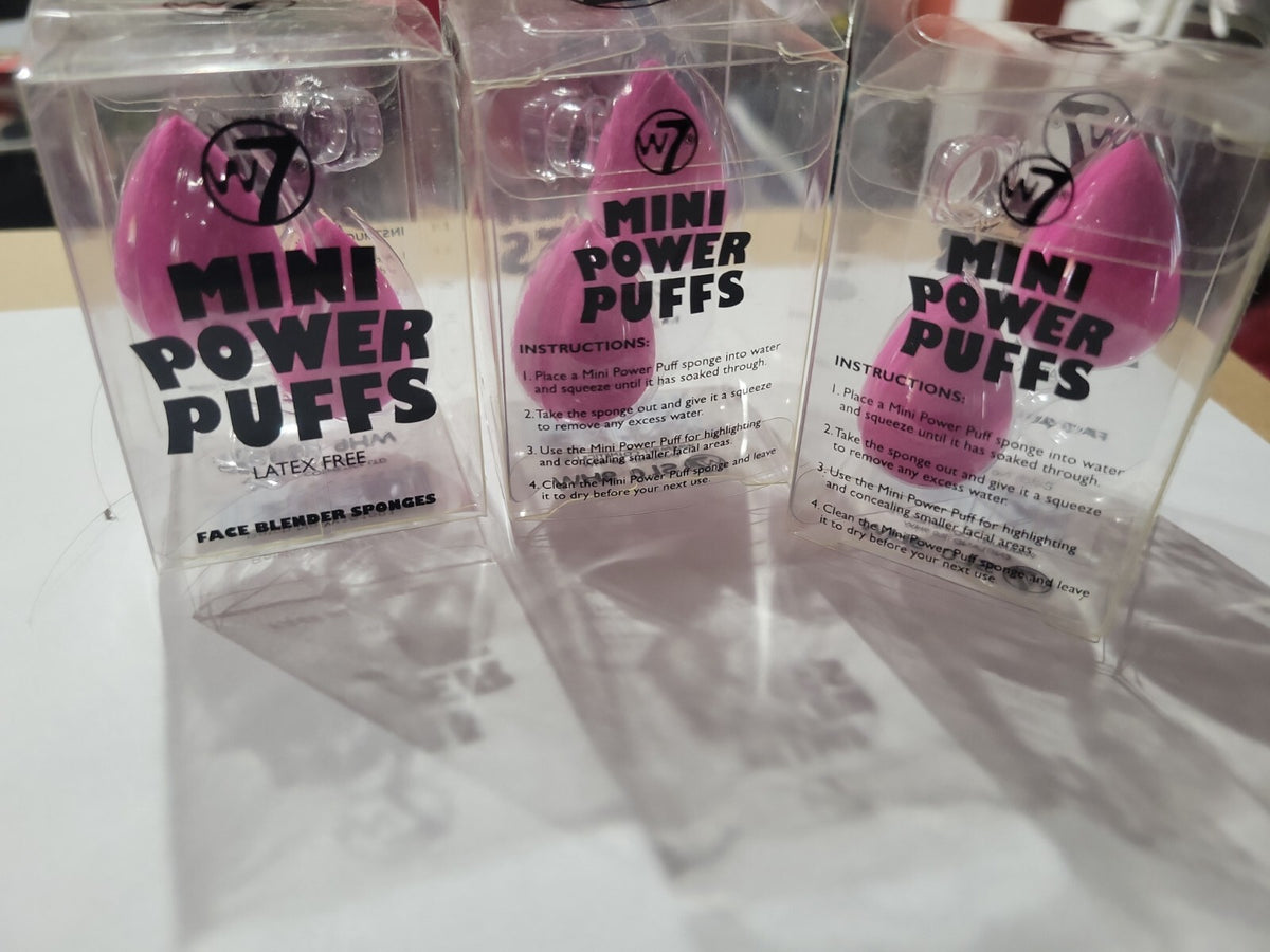 Mini Makeup Blender Sponges 6-Pack - Face Foundation Puff Tools