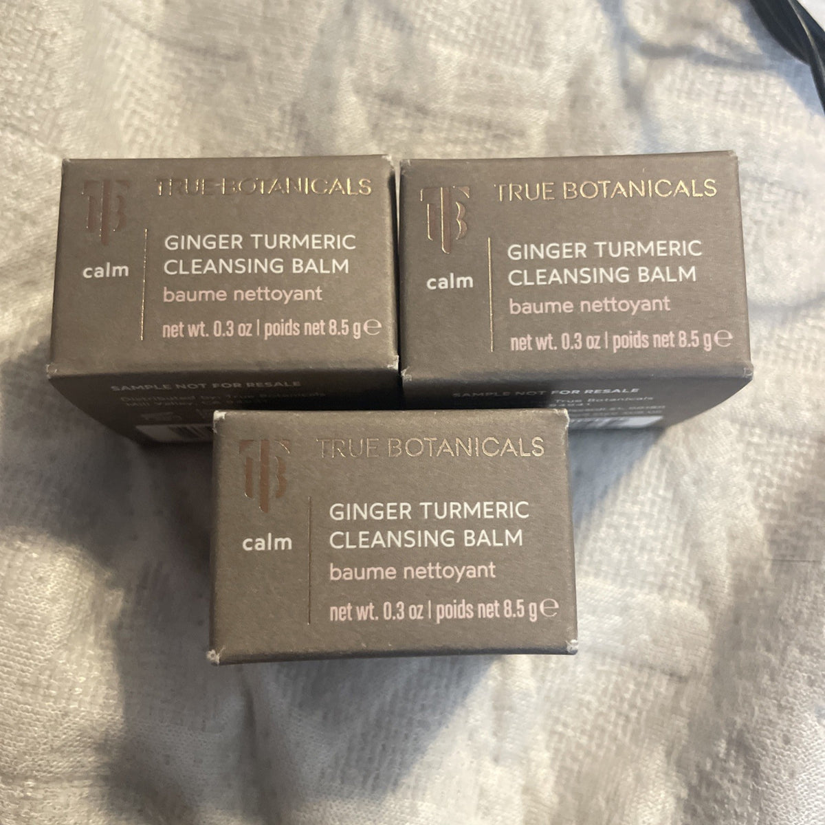 Travel Size Calming Ginger Turmeric Facial Cleansing Balm - Lot of 3