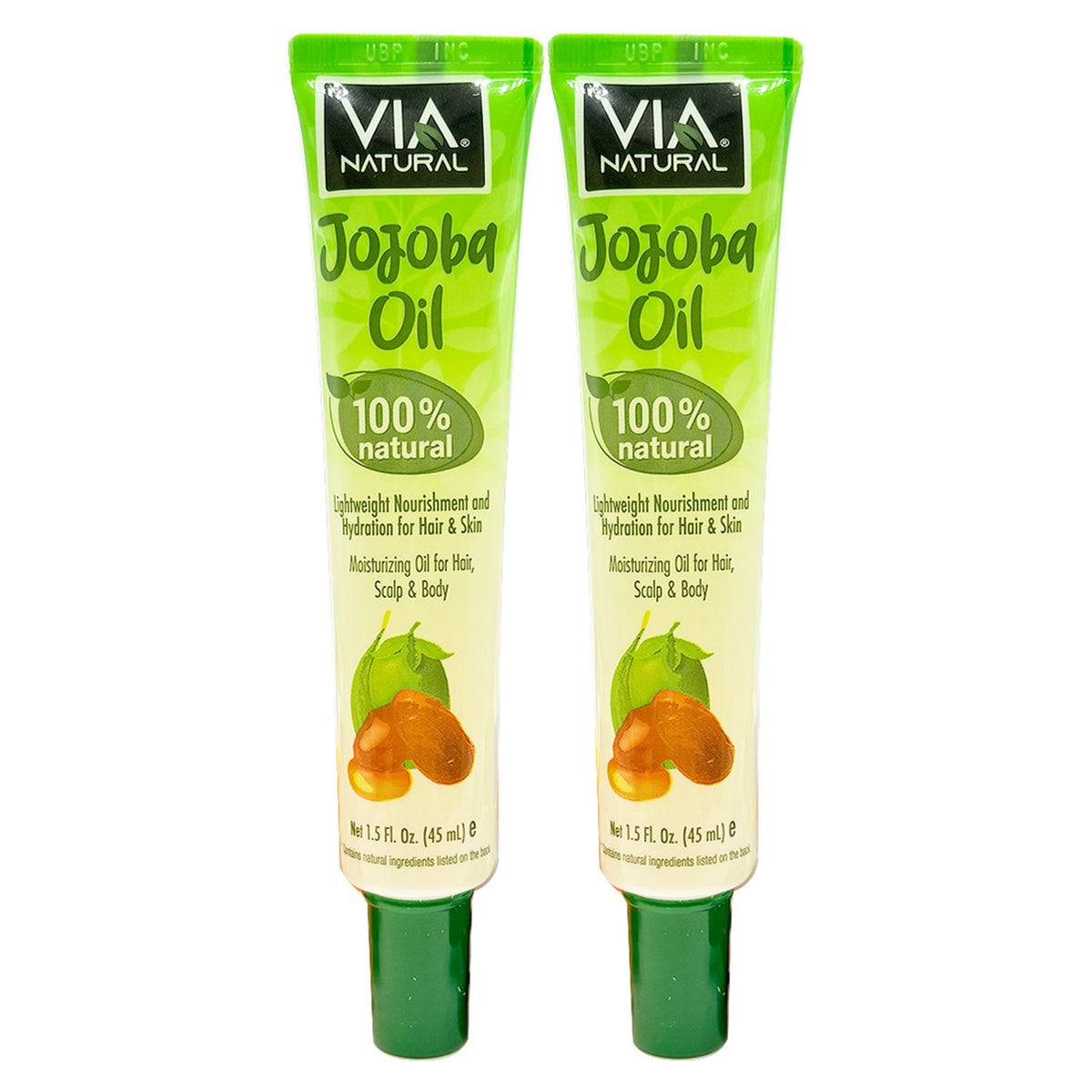 Natural Jojoba Oil for Hair Skin & Body - 100% Pure, Multiple Pack Sizes
