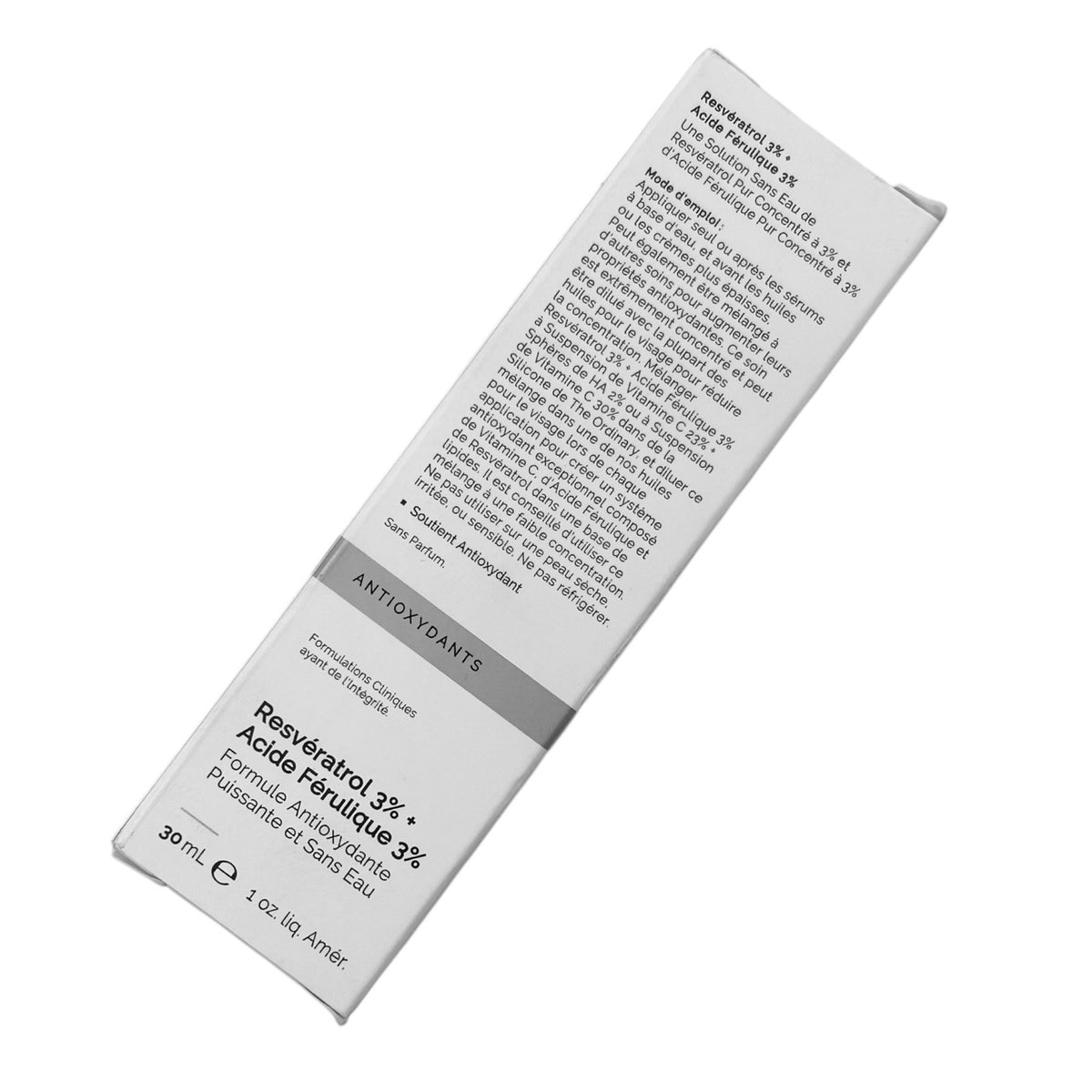 The Ordinary Antioxidants Resveratrol 3% + Ferulic Acid 3% Serum 30ml - Skin Support