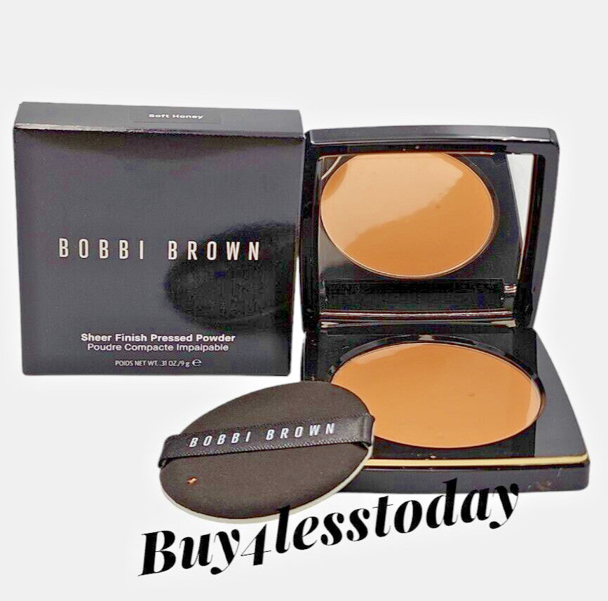 Bobbi Brown Sheer Finish Pressed Powder Soft Honey 0.31 oz Face Makeup