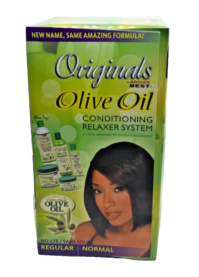 Olive Oil Hair Relaxer System for Smooth, Healthy Hair - Regular