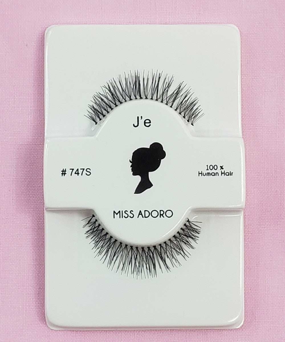 Miss Adoro False Eyelashes Style 747S Natural Touch 12 Pack