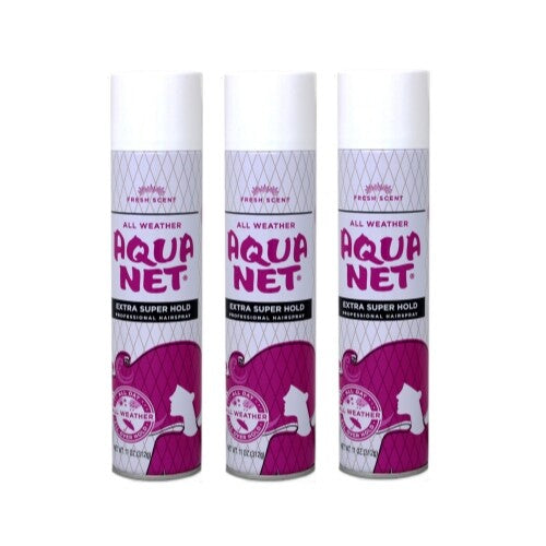 Professional Hair Spray Extra Super Hold 11oz - Fresh Fragrance, Pack of 3