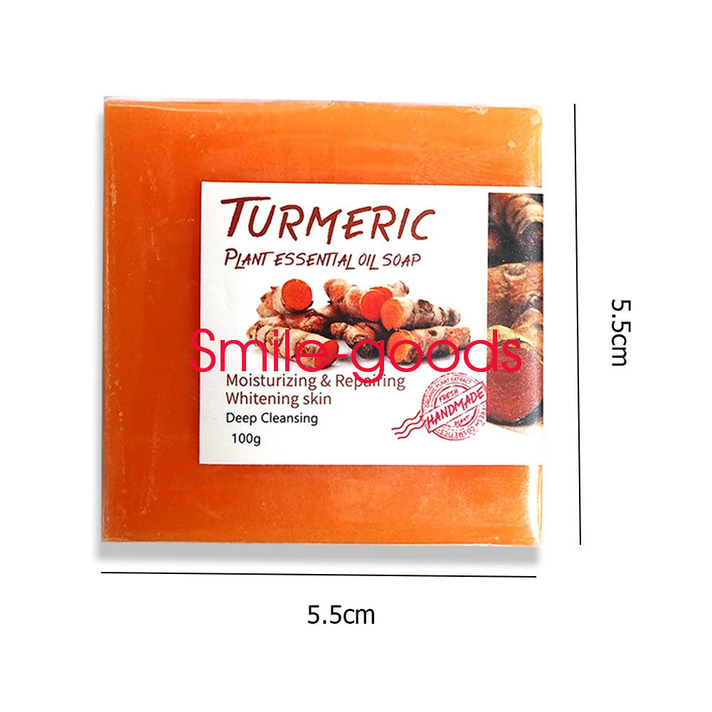 Turmeric Soap for Whitening & Acne Treatment - Natural Brightening 100g