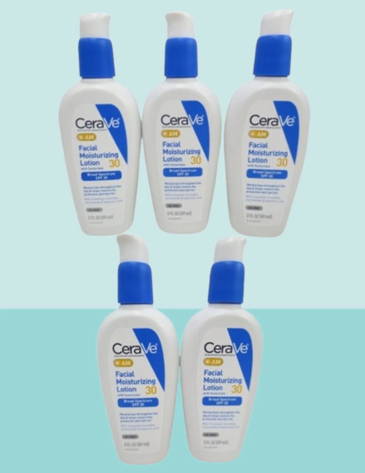 CERAVE AM FACIAL MOISTURIZING LOTION SPF30 W/ SUNSCREEN 3 OZ EXP: