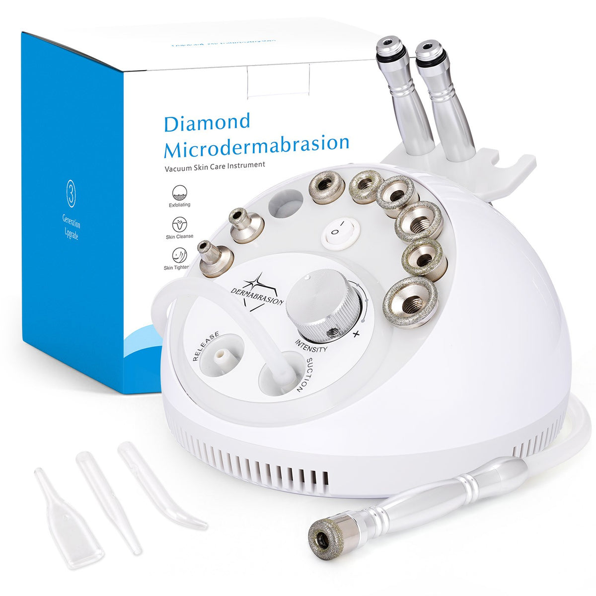 3-in-1 Diamond Microdermabrasion Facial Machine Skin Peeling Vacuum US