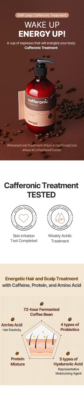 Hair Treatment Nourishes Roots & Scalp with Coffee & Hyaluronic Acid - 10.48 fl oz